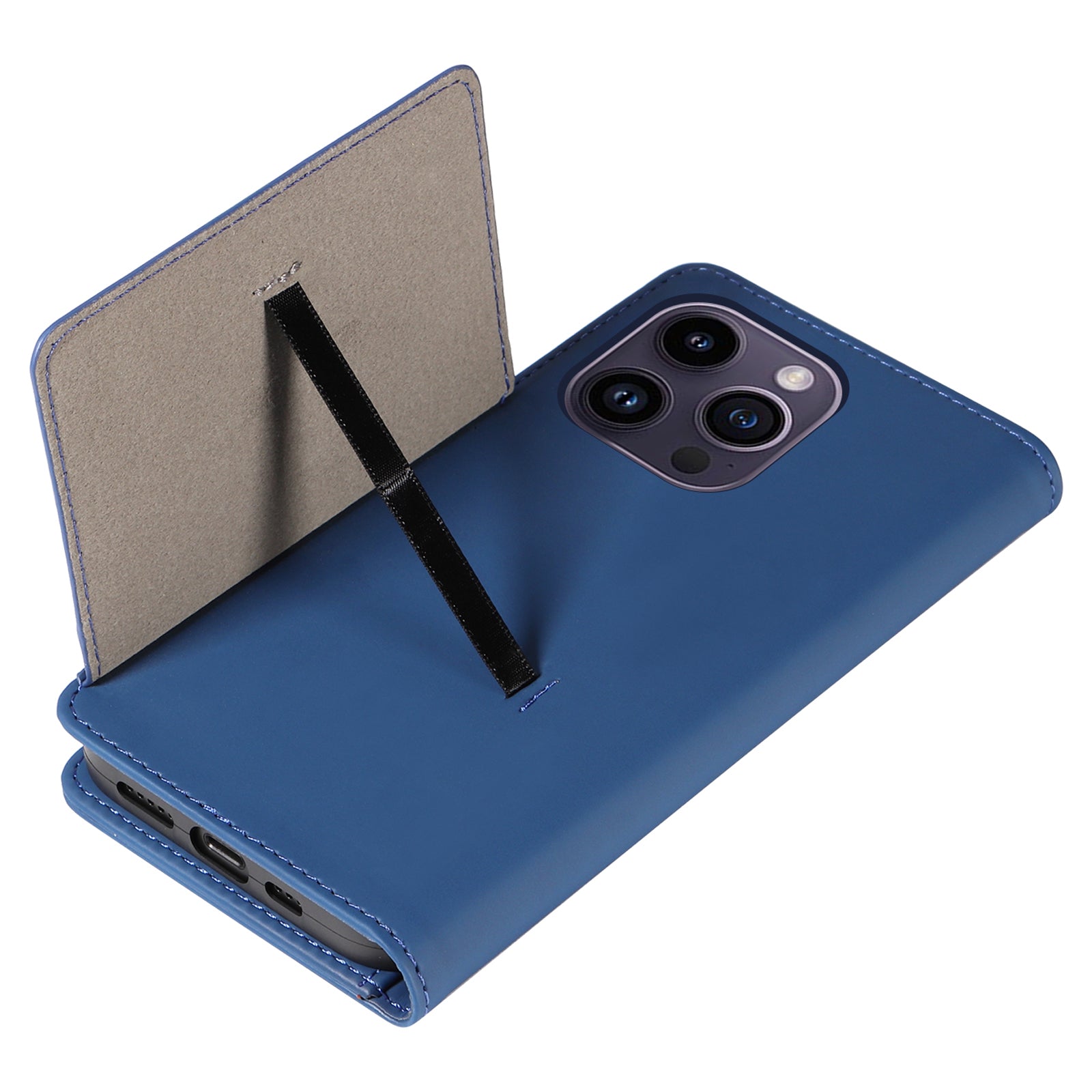 Magnetic Phone Case For iPhone 14 Pro Max Stand Wallet Skin-friendly Anti-fall PU Leather Cell Phone Cover Magnetic Phone Case For iPhone 14 Pro Max Stand Wallet Skin-friendly Anti-fall PU Leather Cell Phone Cover
